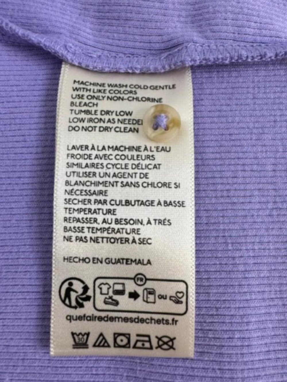Pilcro Long-Sleeve Ruffle-Hem Cardigan in Crocus Bloom - Size X-Small - NWT - Picture 8 of 9